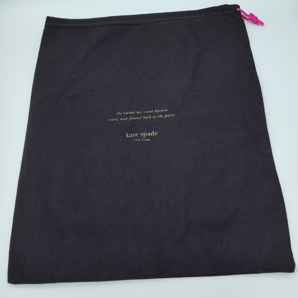 Kate Spade Glitter Continental Zip Around Wallet w/ Dust Bag Aqua Blue EUC - Picture 7 of 7